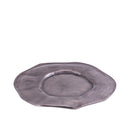 Linke GunMetal Aluminum Wavy Organic Plate L