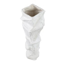 Kellie White Ceramic Organic Shaped Vase High