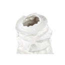 Aharon White Ceramic Irregular Shaped Vase Slim L
