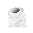 Aharon White Ceramic Irregular Shaped Vase Slim S