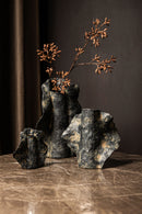 Aleigha Black Ceramic Organic Shaped Vase L