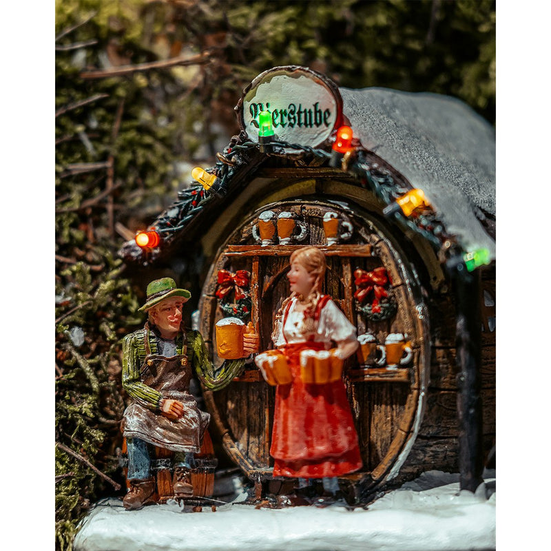 LuVille Kerstdorp Miniatuur Bierstube