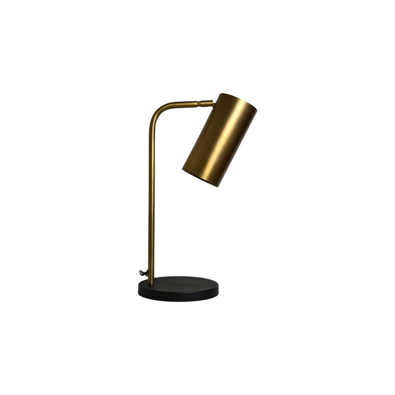 HSM Collection Tafellamp-30x20x50-Goud/Zwart-Metaal