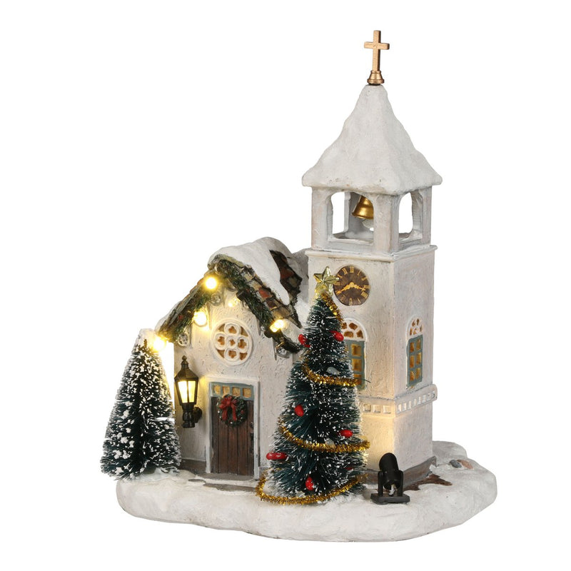 LuVille Kerstdorp Miniatuur Kyrka Zweedse Kerk
