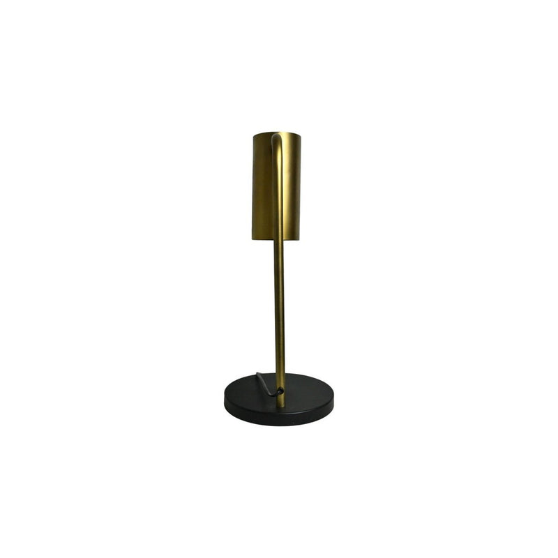 Tafellamp Goud - Zwart metaal