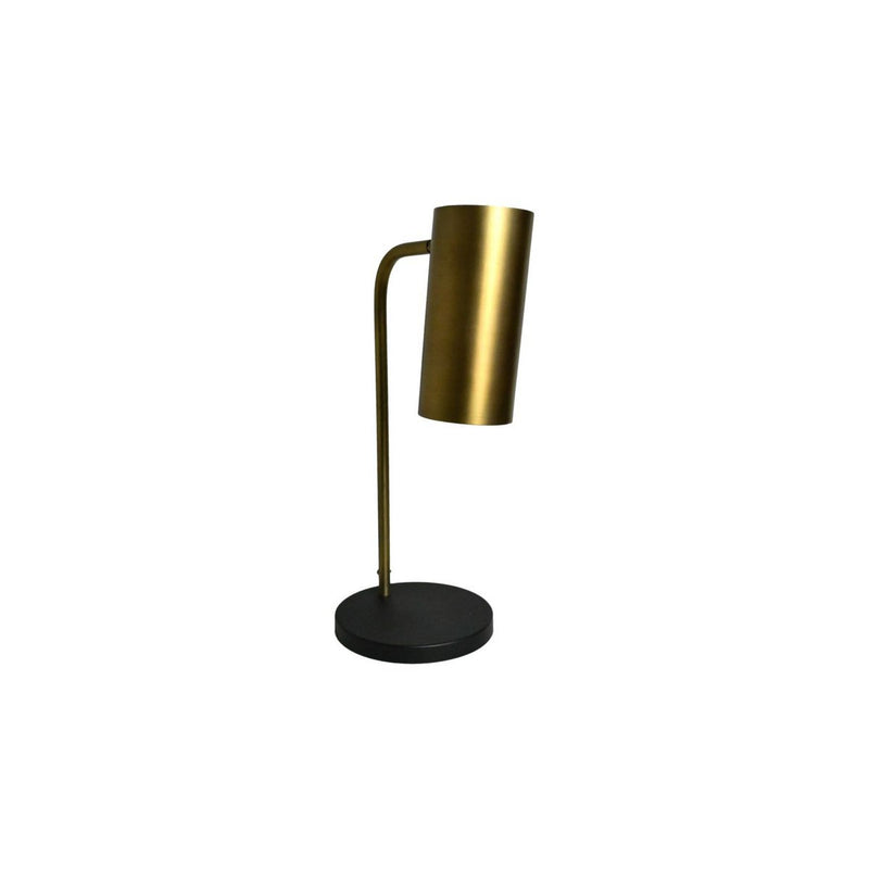 Tafellamp Goud - Zwart metaal