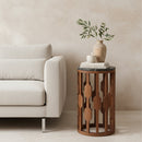 Lampung bijzettafel marmer zwart