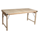 Limewash eettafel inklapbaar