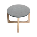 Ovale marmeren salontafel - Groen
