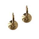 Classic Disc Earhangers - Gold