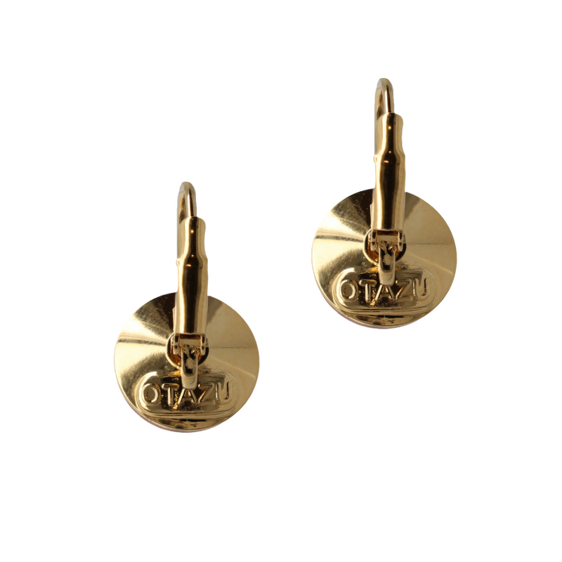 Classic Disc Earhangers - Gold