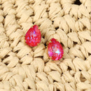 Fiorella Royal Red Earpins