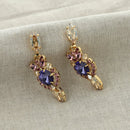 Karin Bloemen Gold Earhangers - Big