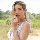 Silver Beetle Drop Earrings