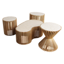 Infinity bijzettafel Hourglass