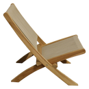 Rope opvouwbare loungestoel naturel