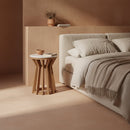 Sarawak bijzettafel marmer wit