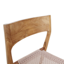 Freya tuinstoel naturel - donker teakhout