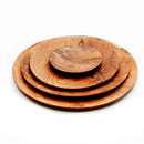 The Teak Root Round Plate - L