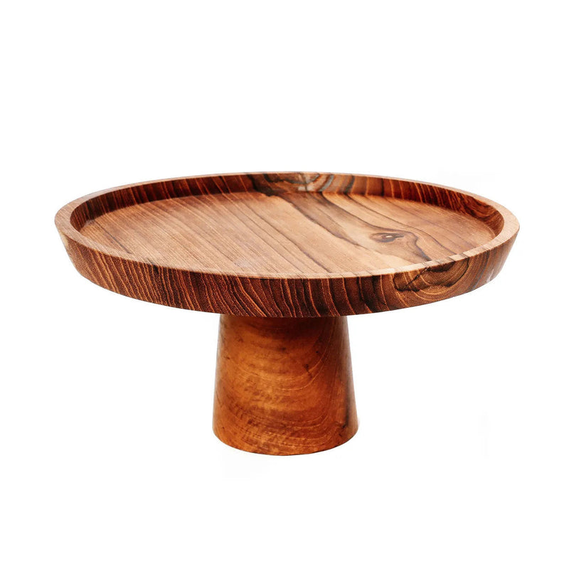 Bazar Bizar The Teak Root Cake Dish - M