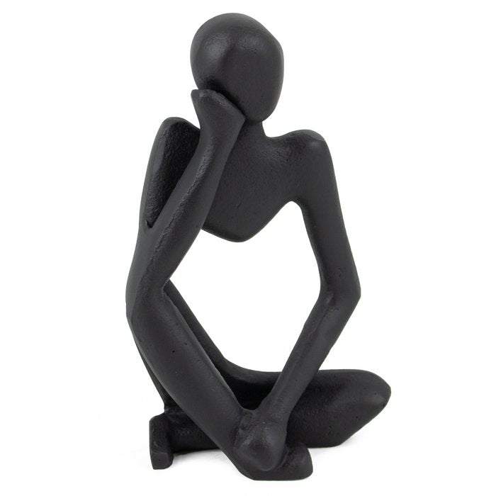 Homebound by KY Ornament figuur zittend zwart