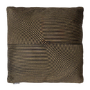 Sierkussen streep Zwart brons