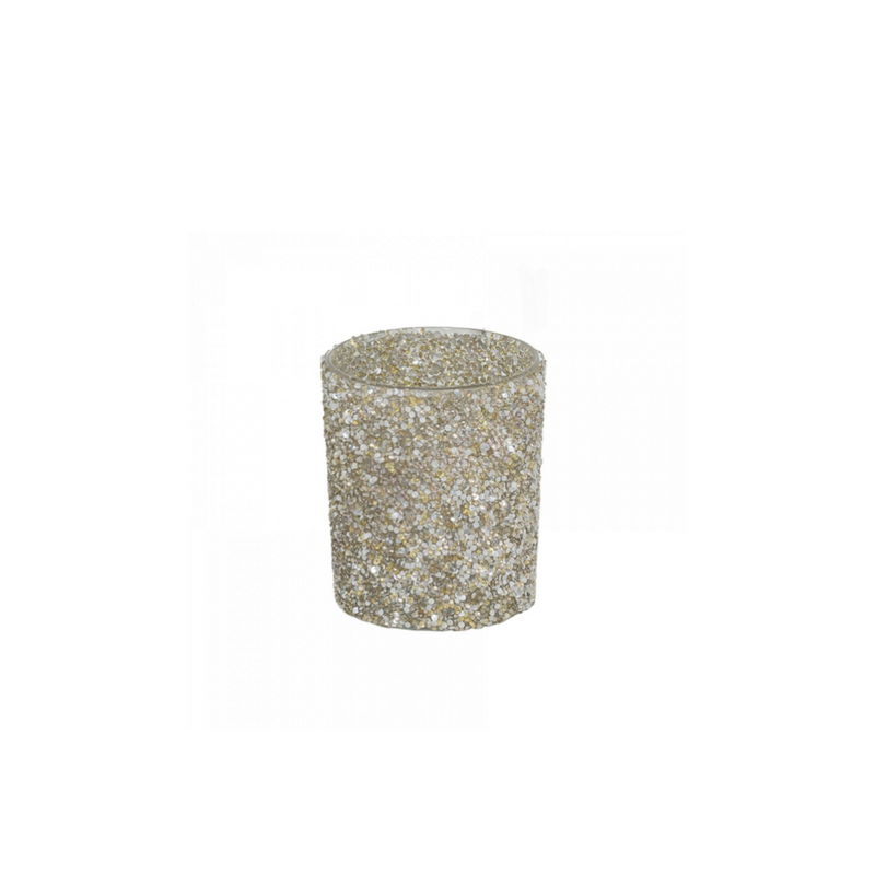 Colmore by Diga theelichthouder beads champagne