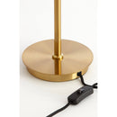 Tafellamp Ø20x43 cm MEDINA glas amber goud