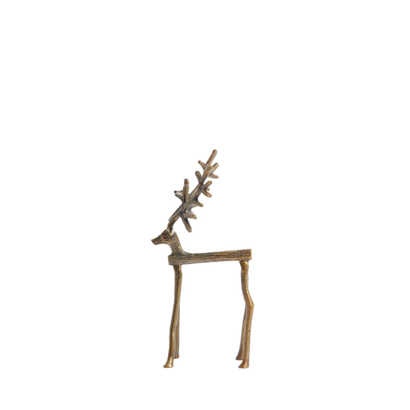 Ornament DEER bronsgoud