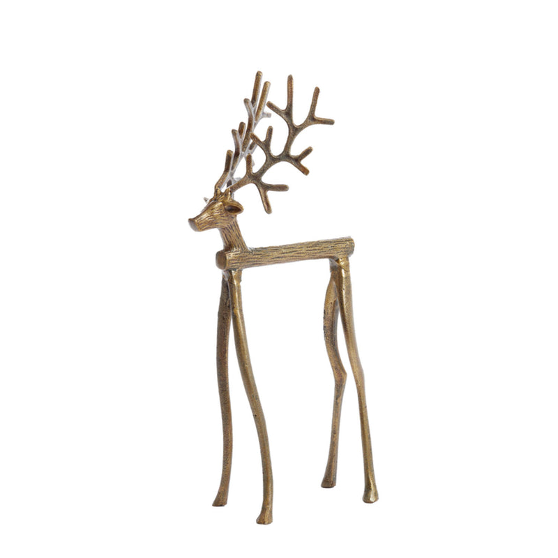 Ornament DEER bronsgoud