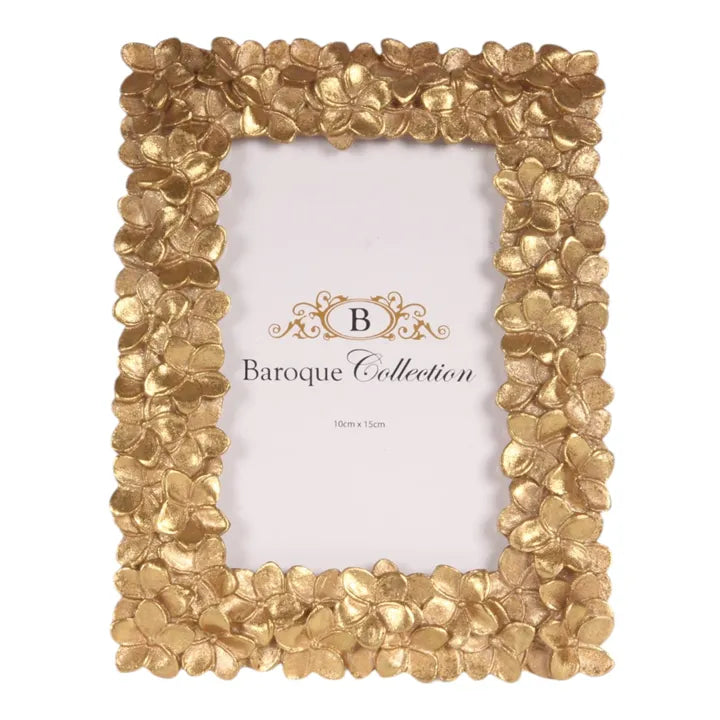 Fotolijst bloemen Goud
