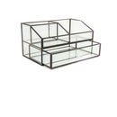 Opbergbox glas zwart