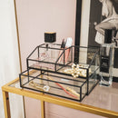 Opbergbox glas zwart