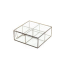 HouseVitamin Opbergbox glas metaal zwart