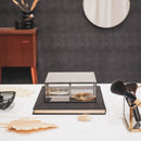 Opbergbox glas zwart