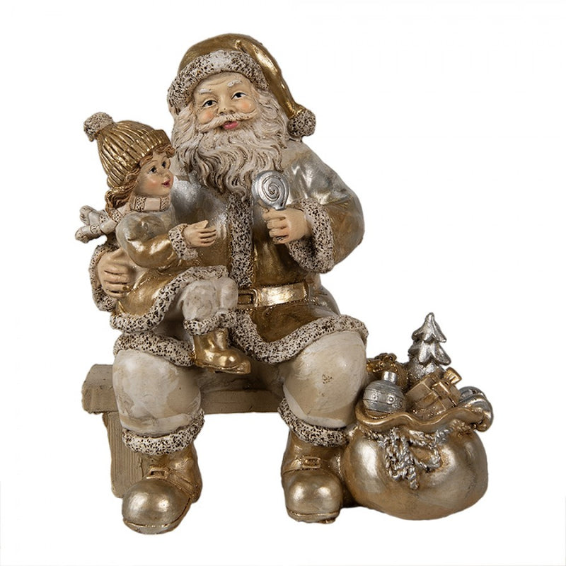 Ornament kerstman met kind