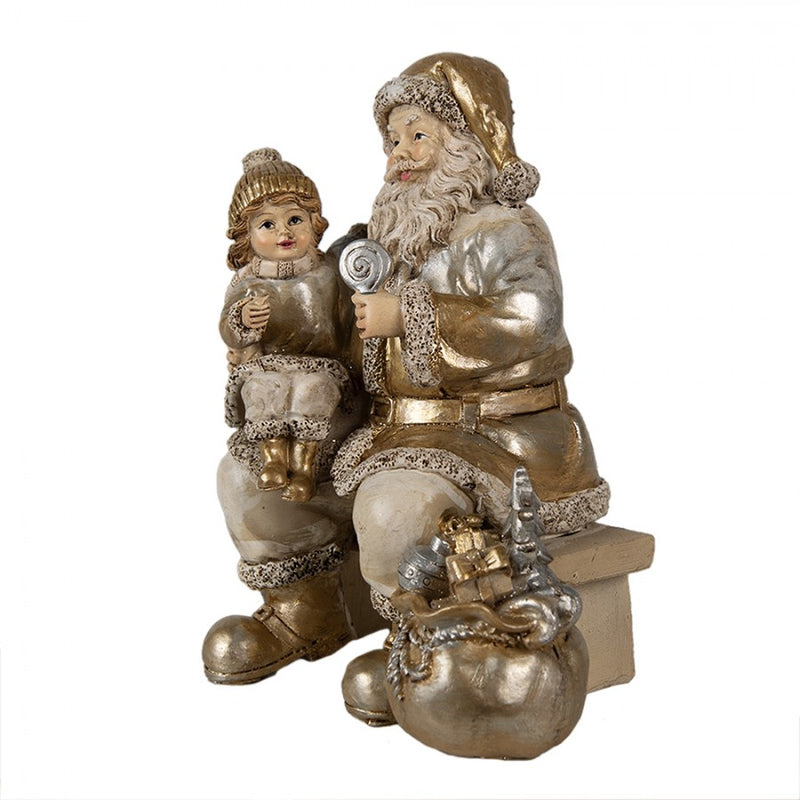 Ornament kerstman met kind