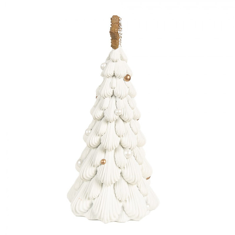 Ornament kerstboom wit