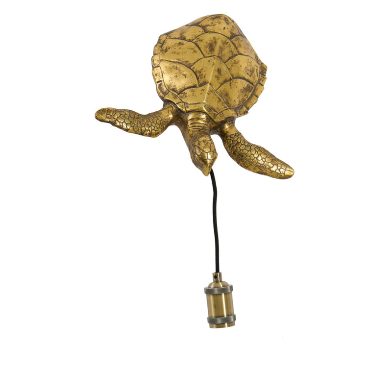 Light en Living Wandlamp TURTLE brons goud