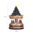 Kerstdorp Carousel Meerkleurig