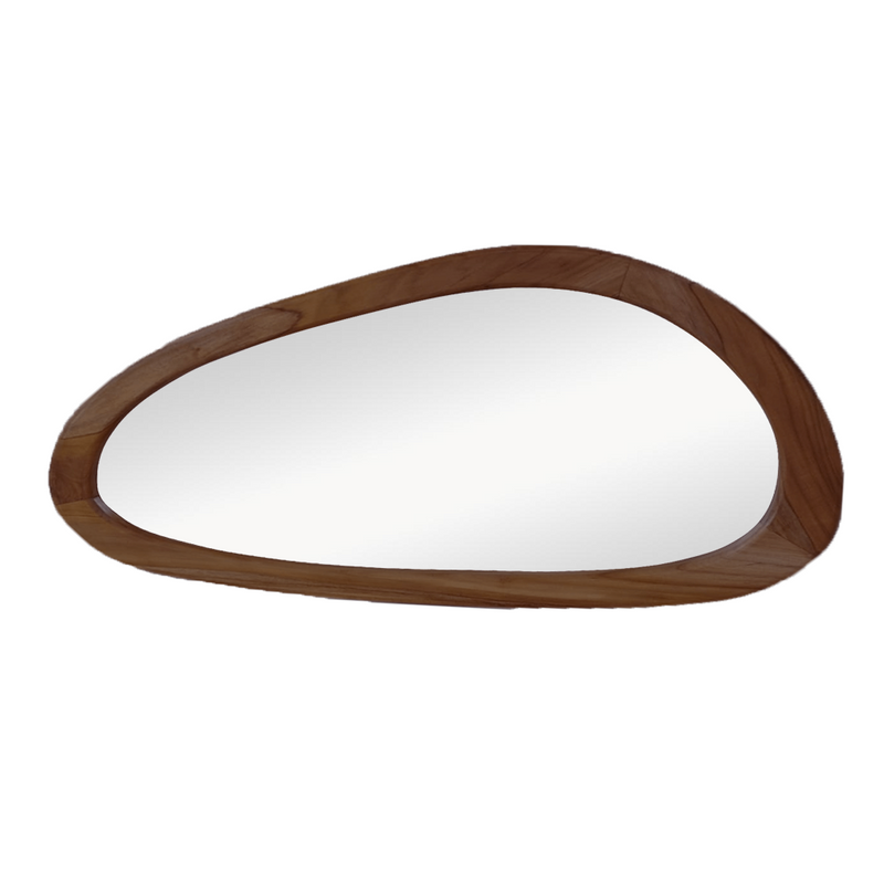 Wandspiegel TIDE Walnoot Teak M
