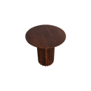 Bullnose bijzettafel bruin 50 cm