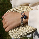 Rhodium and Crystal Bracelet