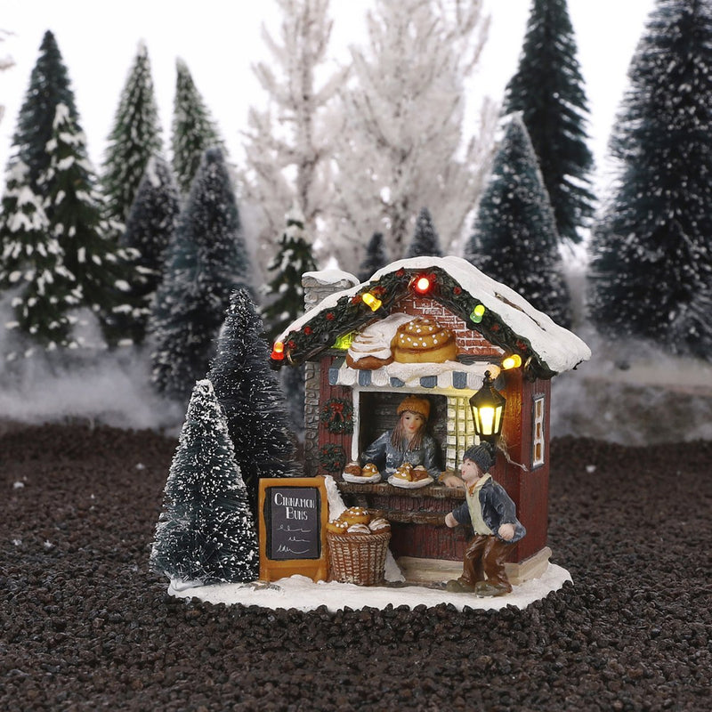 LuVille Kerstdorp Miniatuur Kaneelbroodjes
