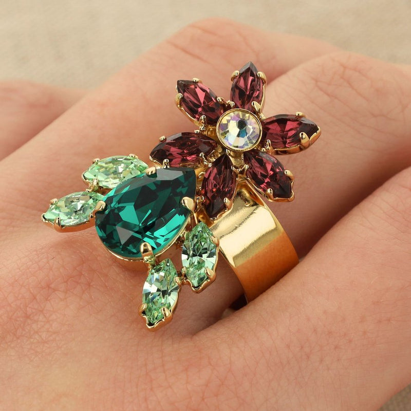 Tropical Flower Ring - Small