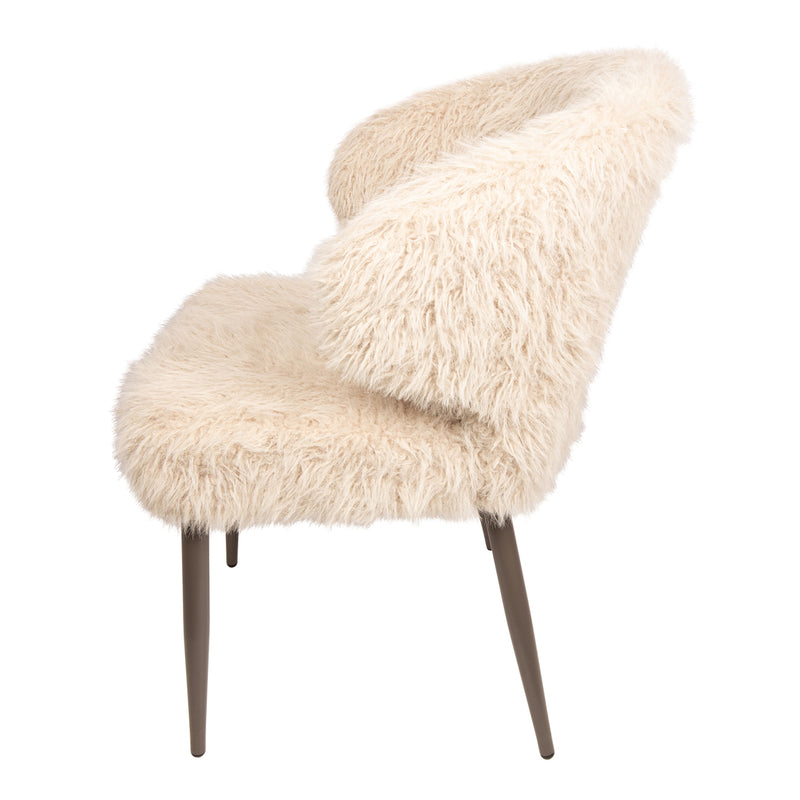 Ares Dining Chair Hair Beige