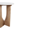 Kuching bijzettafel marmer wit