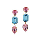 Lady Kate Statement Earrings Aqua