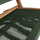 Rope opvouwbare loungestoel groen