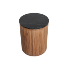 Langkawi bijzettafel marmer zwart